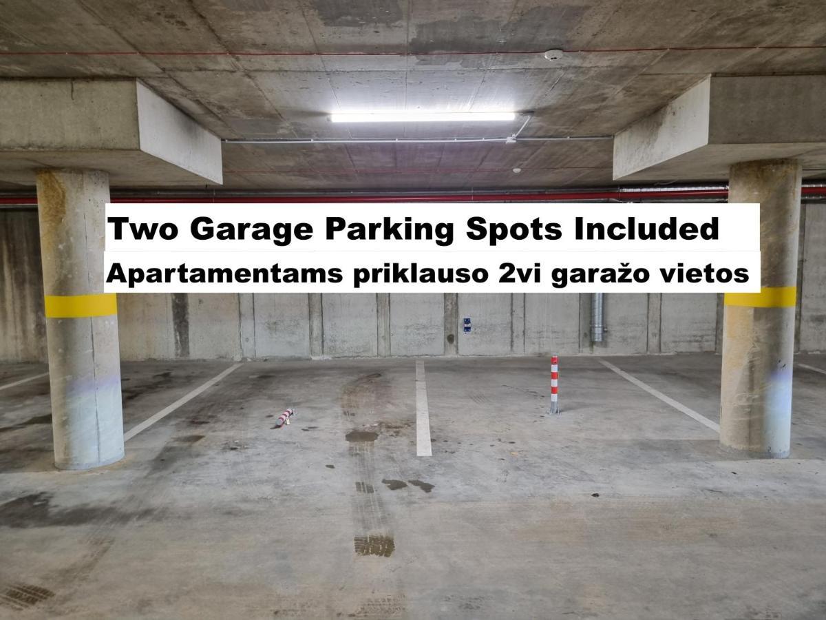 2 Bedroom Apt, 2 Garage Spots & Balconies, Self Check-In, By Cohost Druskininkai Kültér fotó